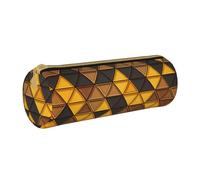 MMSJSBVY Trousse à crayons cylindrique en cuir de couleur pâle délavée, mélange de roses, grande capacité, convient pour les étudiants, le bureau, les voyages, le rangement des pinceaux de maquillage