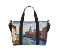 MMSJSBVY Zombie Hand Sac fourre-tout de voyage unisexe résistant à l'eau Sac de gym Grande capacité réglable Bandoulière Sac de voyage, Grand Canal en Italie, Taille unique