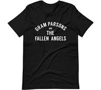 MMUNNA Gram Parsons and The Fallen Angels Cosmic Country Inspired T-Shirt Joshua Tree96782 Black XXL