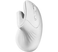 Mmw-Ergopro Blanc, Souris Ergonomique Verticale Sans Fil, Design Plié, Capteur Optique 3200Dpi, Commutateurs Huano, Récepteur Sans Fil 2.4Ghz, Support Multi-Platforme