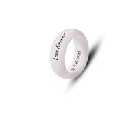 MMXX Bagues en Silicone 8MM/6MM Personnalisées pour Homme Alliance en Silicone Sculptée sur Mesure pour Hommes Différents Styles d'anneaux en Caoutchouc pour l'extérieur/la Salle de Sport/Cadeau(A#6)