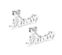 MMXX Boucles D'oreilles Prénom Personnalisé Boucles D'oreilles Personnalisées pour Femme Boucles D'oreilles avec Nom Personnalisé Bijoux Personnalisés (B1: Argent)