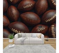 MMYAOKEN Papier Peint Panoramique Ado Rugby 450x315 cm - Décoration Murale Football Américain - Tapisserie Murales Papier Peint Intissé pour Chambre Salon - Moderne Poster Tableaux Photo Muraux