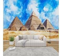 MMYAOKEN Papier Peint Panoramique égypte 100x70 cm - Décoration Murale Ancienne Pyramide - Tapisserie Murales Papier Peint Intissé pour Chambre Salon - Poster Tableaux Photo Muraux