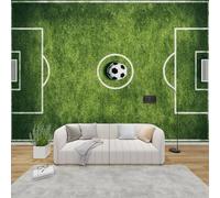 MMYAOKEN Papier Peint Panoramique Stade de Football 150x105 cm - Décoration Murale Sport Enfant - Tapisserie Murales Papier Peint Intissé pour Chambre Salon - Moderne Poster Tableaux Photo Muraux