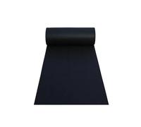 MMYUAK Tapis de Cérémonie Nuptiale Tapis de Couloir Noir, adapté aux cérémonies de Mariage, aux fêtes, aux décorations de banquets, à l'intérieur et à l'extérieur pour Mariage(6M_1M)