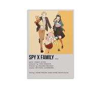 MNABSO Anime Spy X Family Role Minimaliste Fanart Poster Peinture décorative sur toile Art mural pour salon, chambre à coucher, 50 x 75 cm