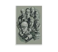 MNABSO Breaking Bad Figurine collective Poster d'art Peinture décorative sur toile Art mural pour salon, chambre à coucher, 20 x 30 cm