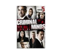 MNABSO Criminal Minds Performer Group Photo Art mural Impression d'image moderne Décoration de chambre familiale 50 x 75 cm