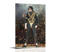 MNABSO Michael Jackson Dangerous Tour Suit Art mural, impression photo, décoration moderne pour chambre familiale, 20 x 30 cm