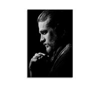 MNABSO Sons of Anarchy Performer Art mural noir et blanc Fan Art Impression photo moderne Décoration de chambre familiale 50 x 75 cm