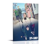 MNABSO Spy × Family Funny Animated Fan Art Poster Peinture décorative Toile Art mural Salon Poster Chambre Peinture 30 x 45 cm