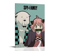 MNABSO Spy X Family Anime Role Bond Forger Poster Peinture décorative sur toile Art mural pour salon, chambre à coucher, 60 x 90 cm