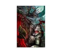 MNABSO The Art of Goblin Slayer Poster de combat Peinture décorative sur toile Art mural pour salon, chambre à coucher, 50 x 75 cm