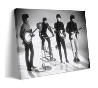 MNABSO The Beatles Star Art mural noir et blanc Fan Art Impression d'image moderne Décoration de chambre familiale 60 x 90 cm