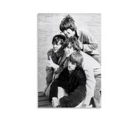 MNABSO The Beatles Star Poster d'art noir et blanc Peinture décorative sur toile Art mural pour salon, chambre à coucher, 20 x 30 cm