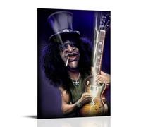 MNABSO The Singer Slash - Poster d'art de dessin animé - Peinture décorative sur toile - Pour salon, chambre à coucher - 30 x 45 cm