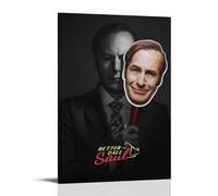 MNABSO The Two Faces of The Protagonist of Better Call Saul - Impression d'image - Décoration moderne pour chambre familiale - 20 x 30 cm