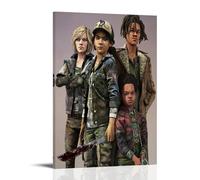 MNABSO The Walking Dead Collective Character Art - Impression d'image - Moderne - Décoration de chambre familiale - 40 x 60 cm