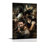 MNABSO The Walking Dead Team Character Art Poster Peinture décorative sur toile Art mural pour salon, chambre à coucher 40 x 60 cm