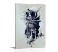 MNABSO The Walking Dead TV Series Classic Character Fan Art mural Impression d'image moderne Décoration de chambre familiale 50 x 75 cm