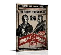 MNABSO The Walking Dead TV Show Classic Character Art mural Impression d'image moderne Décoration de chambre familiale 40 x 60 cm