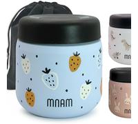 mnam Boîte de Conservation Isotherme pour Bébé 400 ml - Conteneur Alimentaire Chaud - Boîte Isotherme Repas - Lunch box - Food Jar