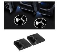 MNBHJGR 2 Pièces Projecteur de Logo de Lumière LED de Porte de Voiture, pour DS3 DS4 DS DS5 DS7 DS6 DS5LS DS4S DS4 DS9 Projecteur de Logo D'éclairage de Porte LED HD