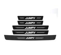 MNBHJGR 5 Pièces Protection Seuil de Porte de Voiture, pour Citroen Jumpy 2014-2024 Autocollant en Fibre de Carbone Plinthes pour Auto