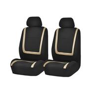 MNBHJGR Housse Siege Voiture, pour Dacia Sandero Stepway 3 Extreme 2020-2023 2024 Housses de Siège de Voiture Avant, Confortable,AntidéRapant Et ImperméAble,C Beige