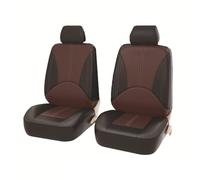 MNBHJGR Housse Siege Voiture, pour Mitsubishi L200 I, II, III, IV, V, VI 1993-2023 Housses de Siège de Voiture Avant, Confortable,AntidéRapant Et ImperméAble,E Brown