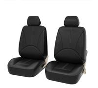 MNBHJGR Housse Siege Voiture, pour Peugeot 208 II 2019-2024 Housses de Siège de Voiture Avant, Confortable,AntidéRapant Et ImperméAble,C Black