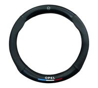 MNBHJGR Housse Volant Voiture, pour Opel Mokka X Antidérapant Couvre Volant, Protege Volant Voiture Antidérapant Respirant Souple Durable Couverture 38CM