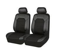 MNBHJGR Housses de Siège de Voiture, pour Ford Ranger Wildtrak 2016-2024 2025 Housses de Siège de Voiture Avant, Nonslip Confortable Protection Couvre Sieges,A Black