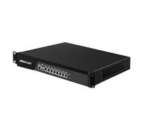 MNBOXCONET 1U Firewall 19" Routeur Appliance C236 Core i3 8100, 8 x 2,5 Gigabit Ethernet OPNsense, Barebone NO RAM SSD, Redundancy Power Supply USB 3.0, Console, serveur de matériel réseau