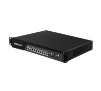 MNBOXCONET 1U Firewall 19" Routeur Appliance C236 Redundancy Power Supply Core i3 8100, 8 x 2,5 Gigabit Ethernet OPNsense, serveur de matériel réseau, 16 Go de RAM 512 Go SSD, USB 3.0, console