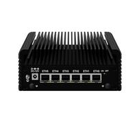 MNBOXCONET Firewall Appliance N200 Mini PC, Small Fanless Ordinateur de Bureau, DDR5 8GB RAM 256GB SSD, 6 x 2.5GbE I226-V LAN. Windows 11 Pro, VPN, Micro Router OPNsense, Type-C, TF Slot, HD