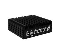 MNBOXCONET Firewall Fanless Mini PC Appliance Core i3 N305, Small Ordinateur de Bureau 4 x 2.5GbE I226-V LAN, DDR5 16GB RAM 512GB SSD, Windows 11 Pro, OPNsense, TF Slot, HD, DP