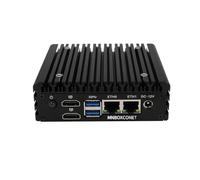 MNBOXCONET Mini PC sans ventilateur J4125 Micro PC Firewall Hardware Application Routeur DDR4 8 Go RAM 256 Go SSD 2 x i226 V 2,5 Go Port Ethernet Prise en charge Windows Opnsense