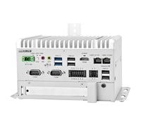 MNBOXCONET Mini PC sans Ventilateur Low Power Industrial J6412, DIN-Rail Mount Firewall PC, Micro Embedded Computer 8GB RAM 256GB SSD, 2 x GbE LAN, GPIO, 2 x RS232/485 COM, DC 9-36V Power Input