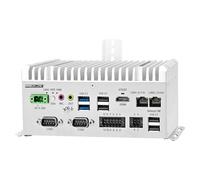MNBOXCONET Mini PC sans Ventilateur Low Power J6412, DIN-Rail Mount Industrial Firewall Computer, Micro Embedded PC 8GB RAM 256GB SSD, 2 x GbE LAN, GPIO, 2 x RS232/485 COM, DC 9-36V Power Input