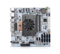 MNBOXCONET NAS Mainboard Low Power Core i5 8265U, 8×SATA3.0 Mini ITX Motherboard, Computer Board 2xNVMe(PCle3.0 x2), Barebone 16GB Ram 128GB SSD, 2 x 2.5GBE LAN, TF Card, Dual Display