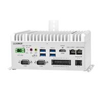 MNBOXCONET sans Ventilateur Mini PC Core i5 8265U Low Power, DIN-Rail Mount Industrial Firewall Computer, Micro Embedded PC DDR4 Barebone, 2 x GbE LAN, GPIO, 2 x RS232/485 COM, DC 9-36V Power Input