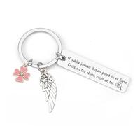 MNBVBV Porte clef Merci pour tout ce que tu as fait pour moi Cadeau merci Nounou Porte-clés Collègue porte clef amitié Meilleure Amie Porte-clés Amitié Toujours Bestie Cadeau D'anniversaire