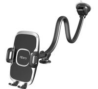 Mnbvc-Solid Car Truck Phone Mount Holder With 14-Inch Gooseneck Long Arm, Windshield Window Mobile Holders W/Industrial-Strength Suction Cup, Anti-Shake Stabilizer Compatible All Cell Phones Iphone