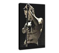 MNBVCX Poster sur toile Singer Dave Gahan 3, décoration de chambre à coucher, paysage sportif, décoration de bureau, cadeau, 50 x 75 cm. Cadre :