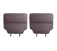 MNBVGHH 2 Pièces de Protection de Siège de Voiture, pour BMW X5 X5M E53 E70 F15 F95 G05 Dossiers de Siège Avant de Voiture en Cuir Impermérable Tapis Anti-Coup de Pied,C