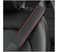 MNBVGHH 2 Pieces Voiture Protege Ceinture de Securit Coussin, pour Ford Puma St-Line 2020 2021 2022 2023 Cuir PU Epaulieres De Ceinture De Securite,Doux Safety Confortable,A