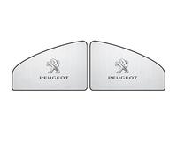 MNBVGHH fenêtre latérale Pare-Soleil de Voiture, pour Peugeot 208 2019-2023 Pare-Soleil Voiture Bébé,Avant Et ArrièRe Vitres latérales Pare-Soleils Privée Protège Couverture,2PCS-Front-Doors