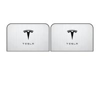 MNBVGHH fenêtre latérale Pare-Soleil de Voiture, pour Tesla Model 3 und Y 2017-2023 Pare-Soleil Voiture Bébé,Avant Et ArrièRe Vitres latérales Pare-Soleils Privée Protège Couverture